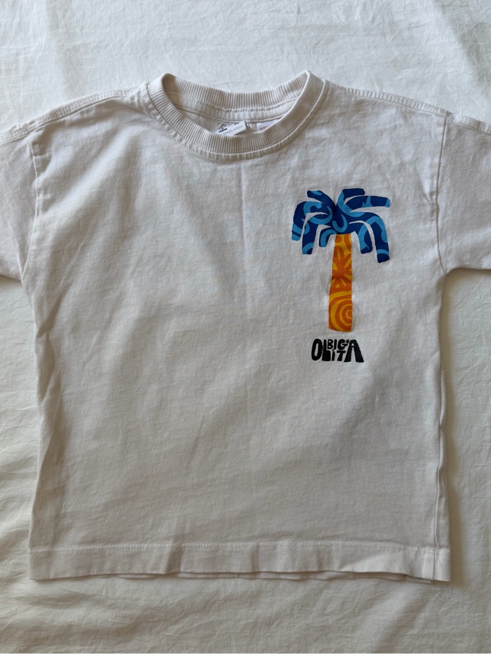 ZARA Kids Big Ibita Palm Tree Graphic T-Shirt Size 2T
